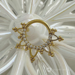 Кликер Delaria Crystal PVD Yellow 1.2мм