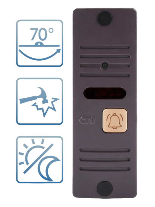 CTV-D10 Plus B (гавана) Вызывная панель для видеодомофона