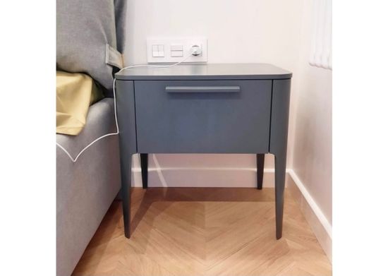 Тумба прикроватная Type 1 ящик (темно-серый)