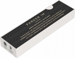 Шариковая ручка Parker IM Achromatic, Black BT, стержень: M, цвет чернил: blue, в подарочной упаковке.