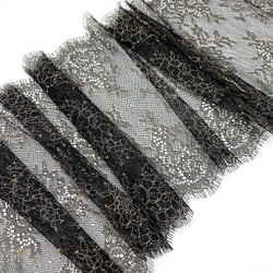 Шантильи черное/золото 22 см