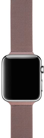 Ремешок миланская петля moonfish для Apple watch - 42/44/45/49 мм, розовый