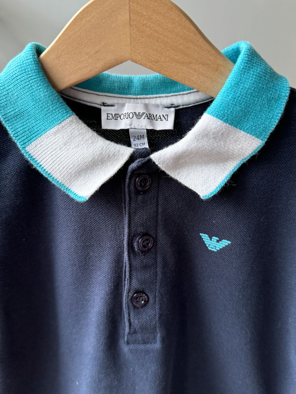 Хлопковое поло Emporio Armani, 92