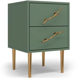 Тумба Арт Колор matte Стайл Голд Зеленый нефрит матовый