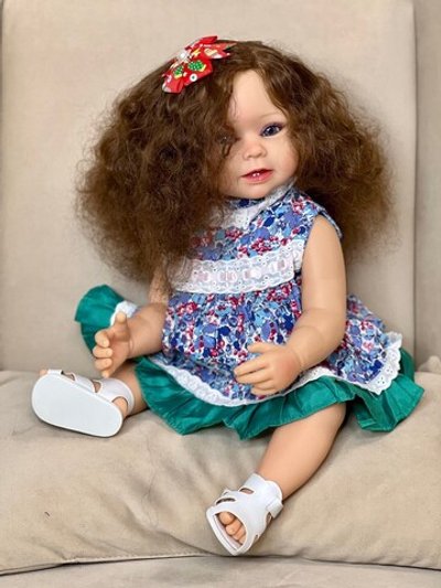 Кукла Реборн виниловая 55см в пакете (FA-306A)