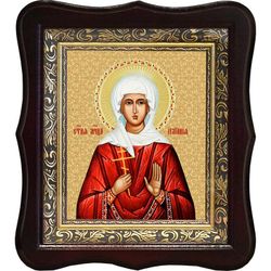 Иулиания мученица. Икона на холсте.