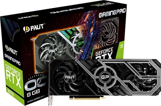 Видеокарта Palit GeForce RTX 3070 GamingPro OC