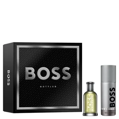Унисекс парфюмерная композиция Hugo Boss  Bottled Duftset Geschenkset для мужчин с древесными нотами 50+7ml