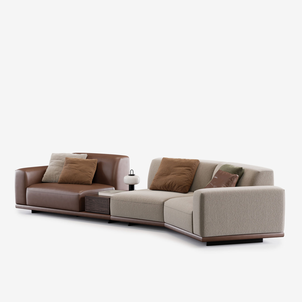 3-х местный нераскладной угловой диван KYOTO KO-15