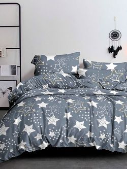 Простынь на резинке полисатин Simple House "Сириус" 180x200 см