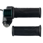 Ручка газа с вольтметром и замком зажигания AVS-07 кабель 1,7м