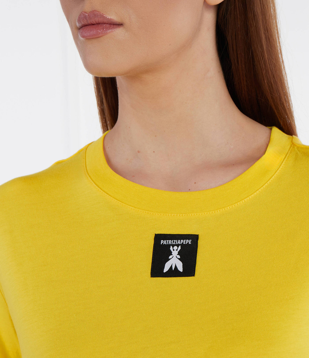 Футболка Patrizia Pepe - желтый(8M1612 J089)