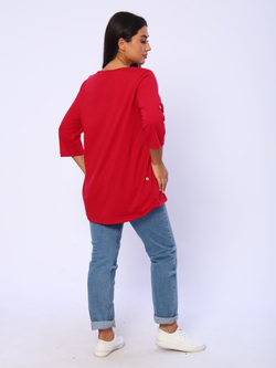 Рубашка женская 109 одн.бордовый