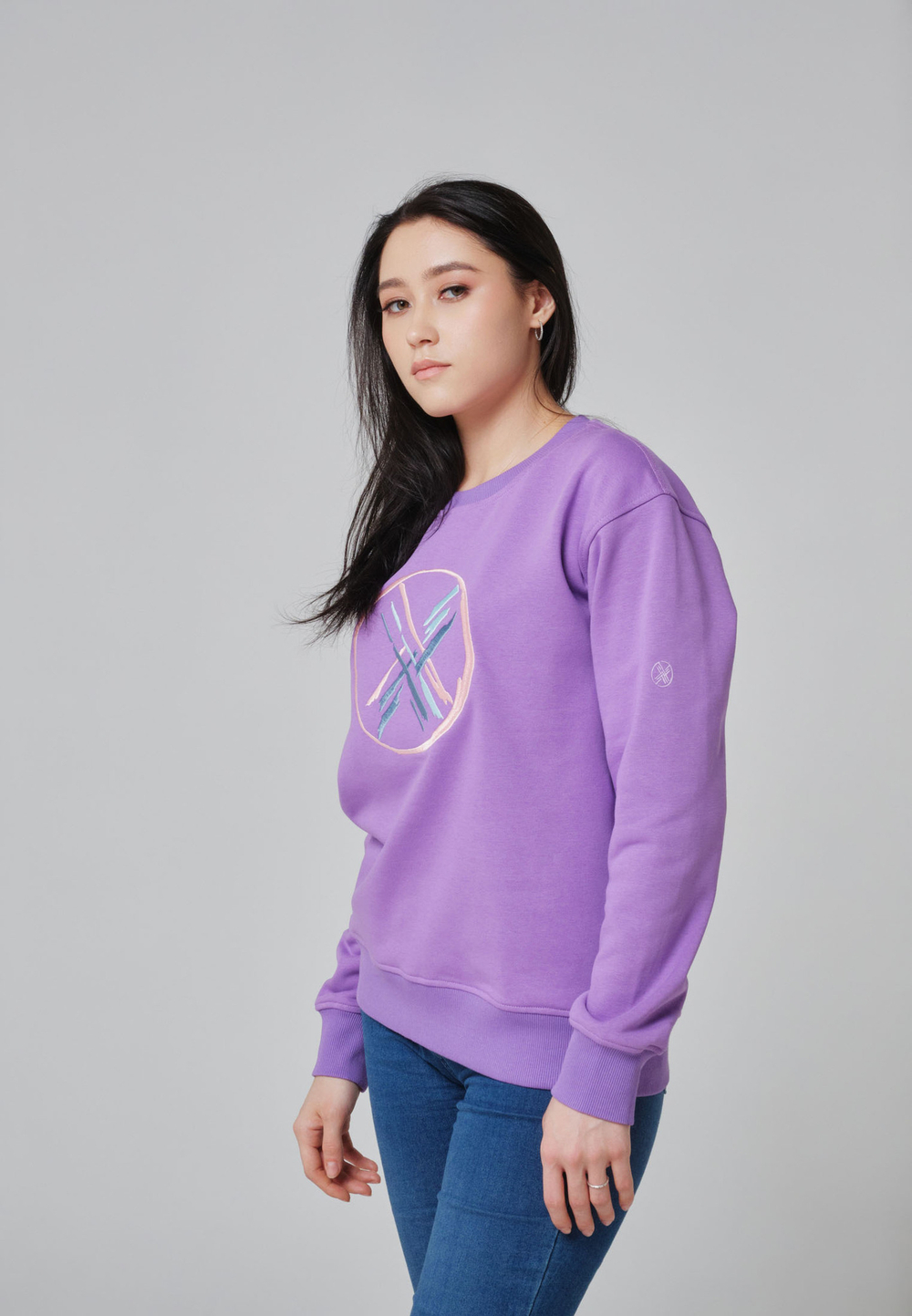 Свитшот 3-нитка SHANYRAQ PURPLE (ONLY ONLINE)