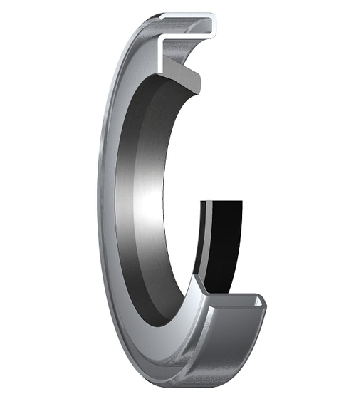 Манжетное уплотнение с металлическим корпусом и однокромочным уплотнением, для пластичной смазки 19763