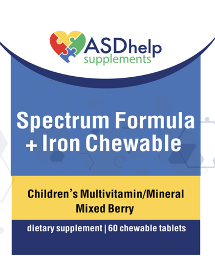 SPECTRUM FORMULA + Iron Chewable 60