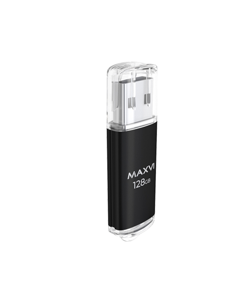 Карта памяти Maxvi USB MP 128GB black (FD128GBUSB20C10MP)
