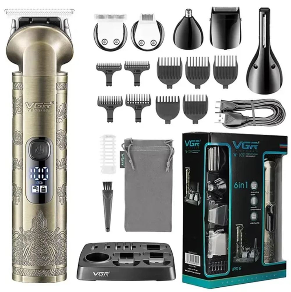 машинка д/стрижки V-109 VGR 6in1