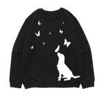 Свитшот детский "Ретривер и бабочки"