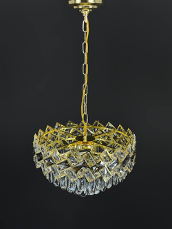 Люстра Lanbos, E14, 6 лампочек, мощность 240Вт, золотая, для кухни/спальни/гостиной