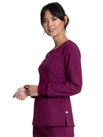 Топ медицинский женский Cherokee CK781A, серый, 2XL