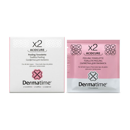 DERMATIME ACIDCURE X2 Peeling Towelette