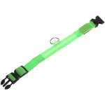 Ошейник для собак «Люмисцент» 2,5*40см светящийся, цвет зеленый Ультрамарин