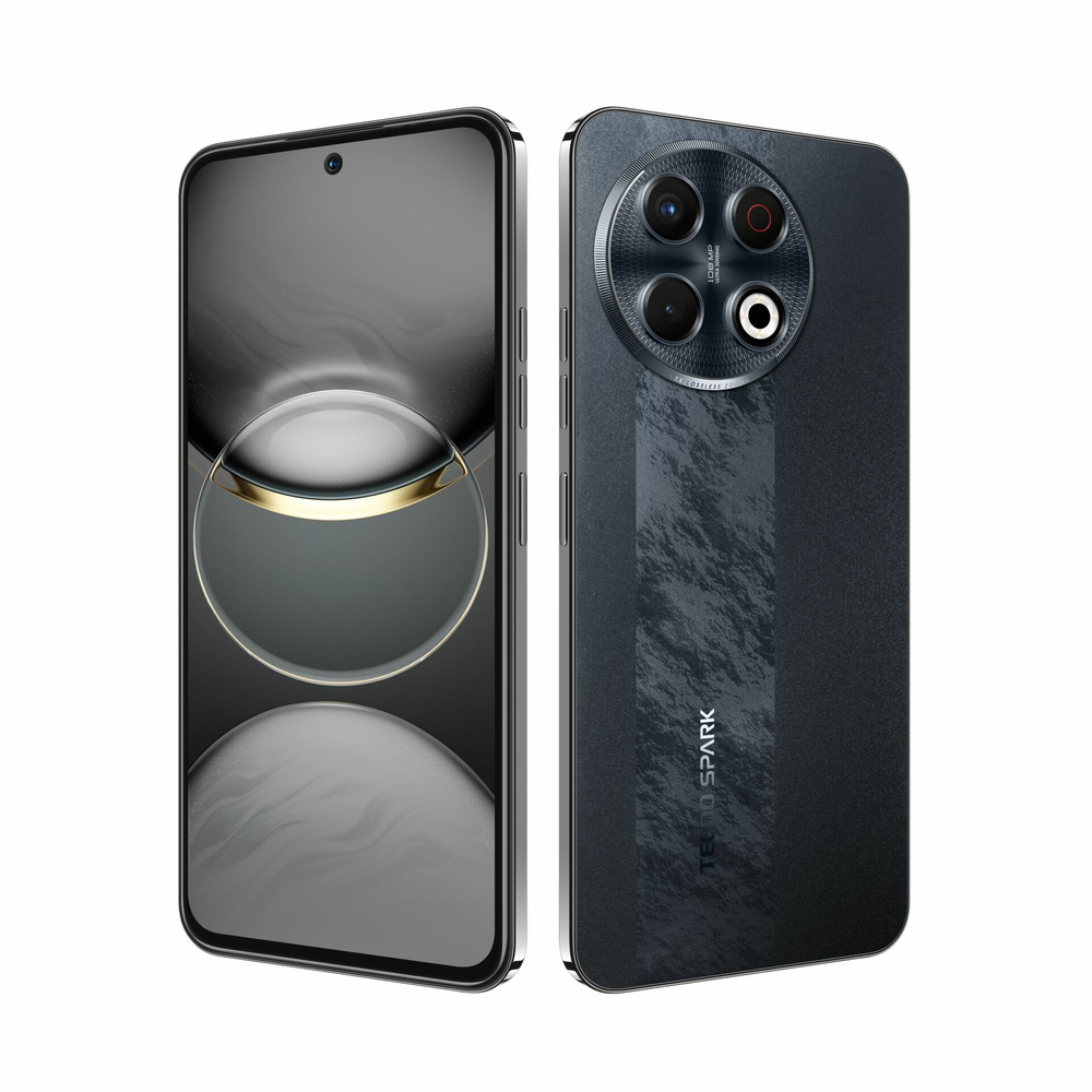 Смартфон TECNO SPARK 30 Pro 8/256ГБ (Ростест), Dual nano SIM, Obsidian Edge