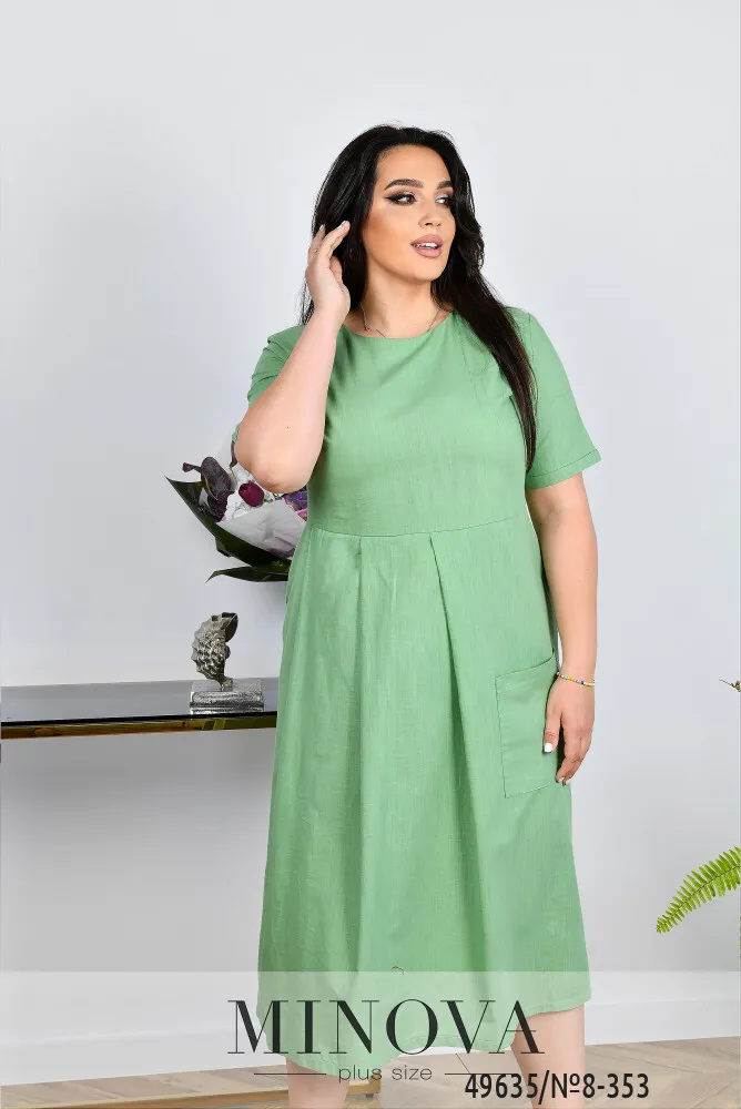 Платье 8-353-оливка Minova