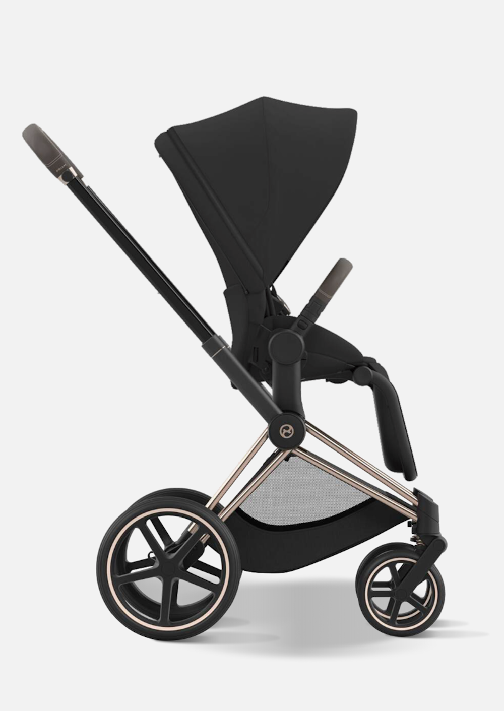 Cybex Детская коляска Priam IV Rosegold 2 в 1 цвет Sepia Black