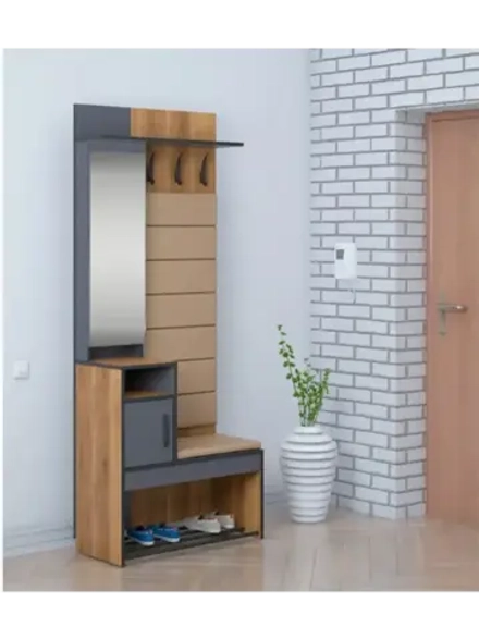 Прихожая с зеркалом комплект мебели 80х35х200 см