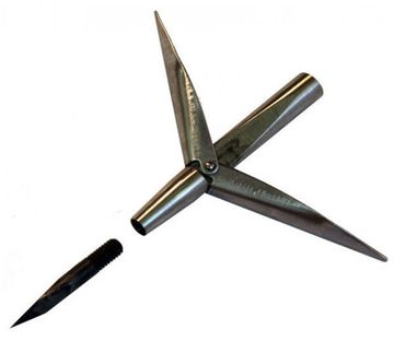 Наконечник Sargan Жерех четырехгранный 2 лепестка со скручивающейся насадкой