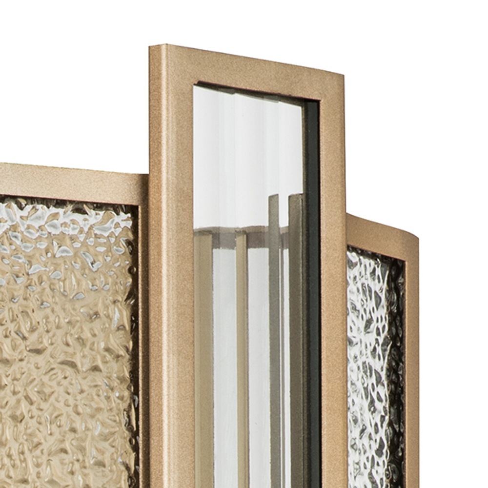 712622 Бра AGAVE 2х40W E14 ШАМПАНЬ/ПРОЗРАЧНЫЙ