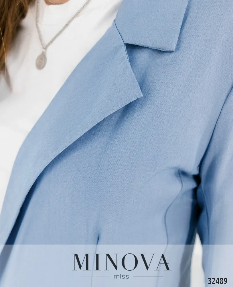 Пиджак 1088-голубой Minova