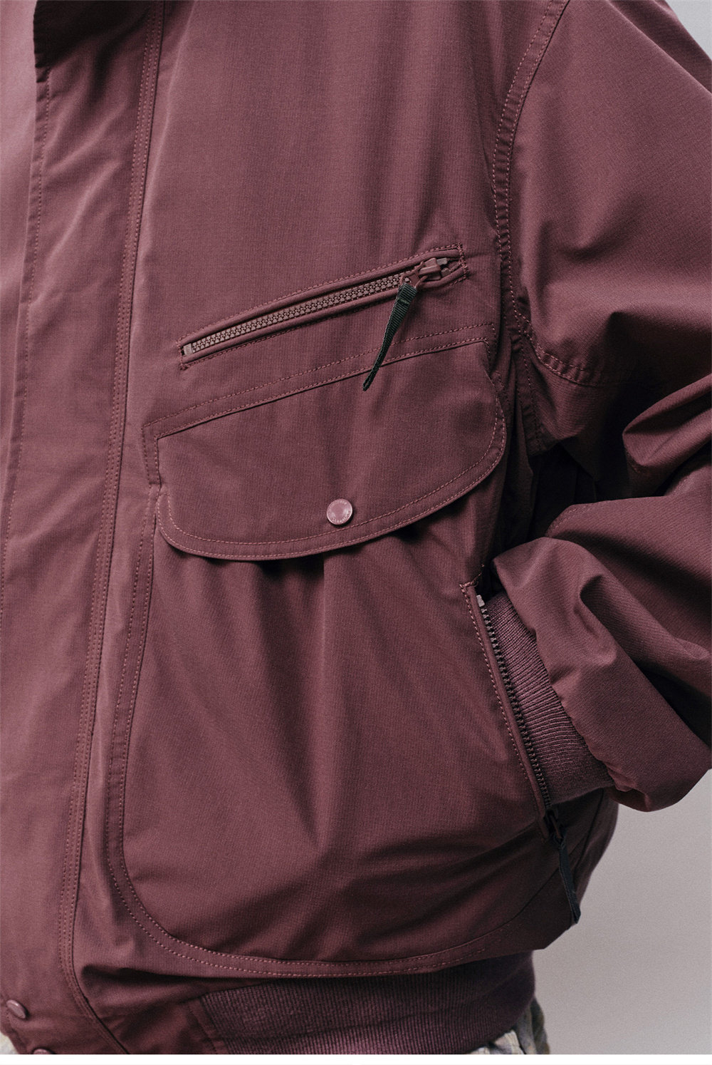 Куртка Nothomme Monterest Outdoor Water-Repellent Retro Mountain Style Color-Block Loose Fit Stand Collar Workwear Jacket