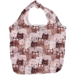 Сумка - шоппер «ИДЕЯДОМА», принт котики,65*46см/нагрузка до 10кг (инд. пакет истикер)