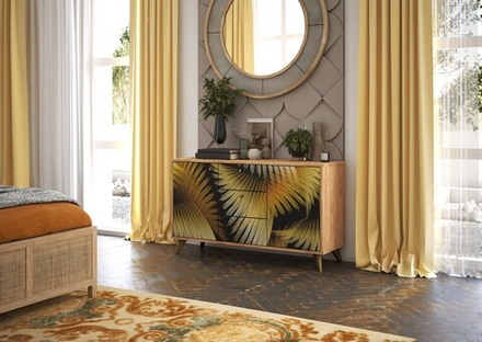 Комод Фьюжн Золотой лес КМ-003 Стиль Golden Forest