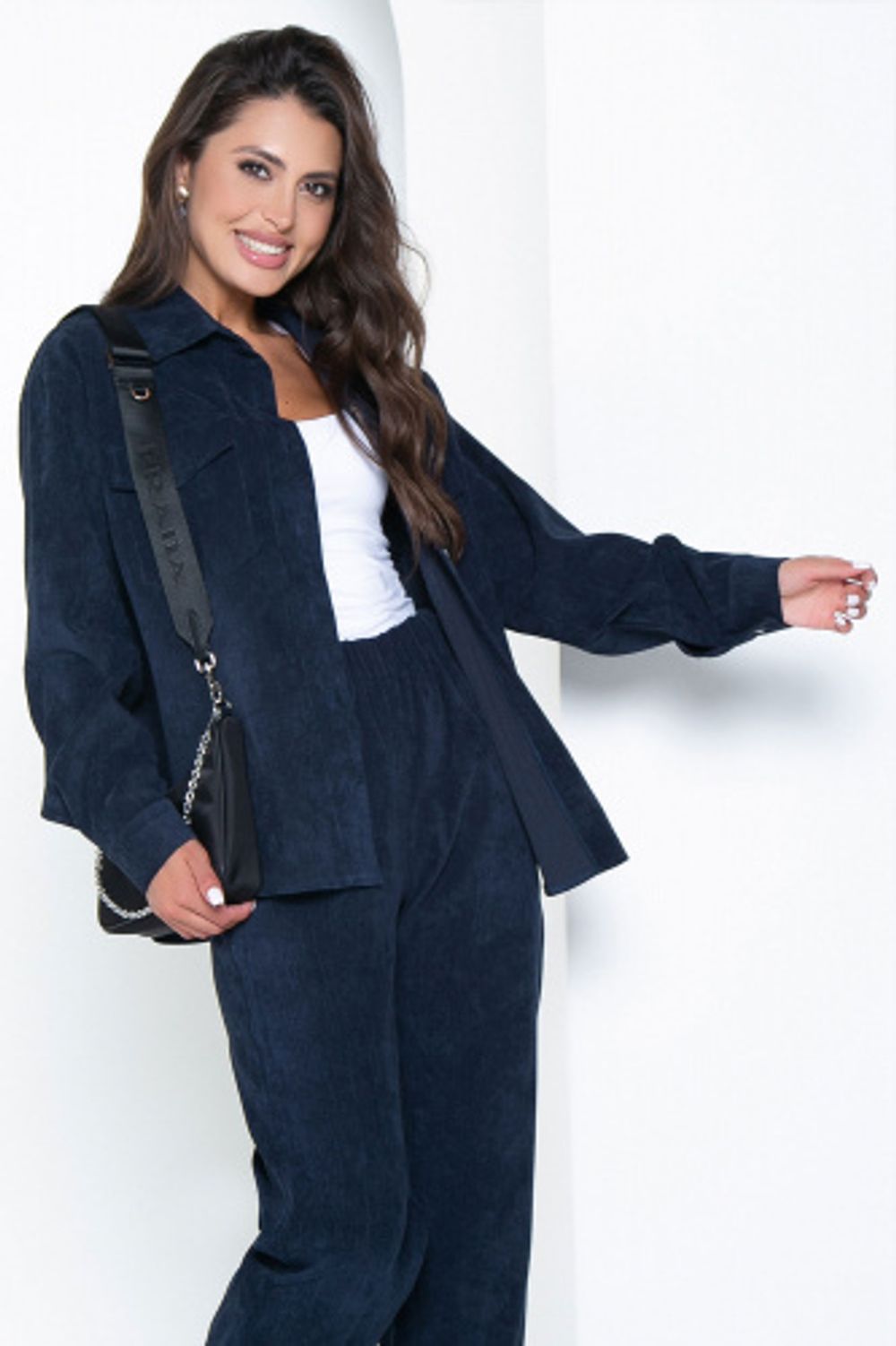 Рубашка "На пульсе моды" (сапфир) Б2670-ТА- (Акция)