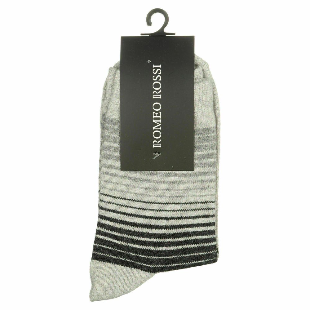 Мужские носки серые ROMEO ROSSI с шерстью 8042-3