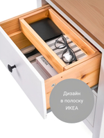 IKEA Комод КЫМОР 5 ящиков, HEMNES 58*131*40, белый, (ХЕМНЕС ИКЕА)