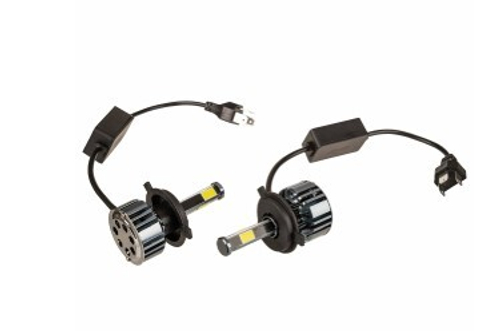 Автолампа-LED H4 25W 6000K 2500Lm 12/24V 2-конт ПРОТОН (4A) SKYWAY радиатор+вентилятор+контроллер компл.2 шт