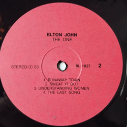 Винтажная виниловая пластинка LP Elton John The One (Россия 1994)