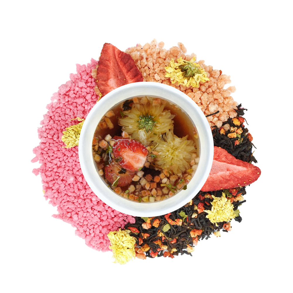 Чай Tasteabrew Цейлон С КЛУБНИКОЙ И ХРИЗАНТЕМОЙ (для стаканчика)