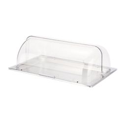 Поднос для выкладки 53*32,5*19 см нерж. с пласт. Roll-top крышкой SUNNEX