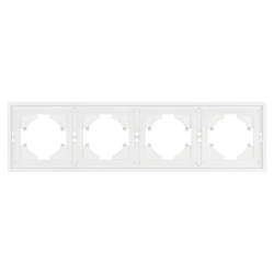 Рамка пластиковая FRM-TENDO-SFPL-4-WH (Arlight, -) 054656