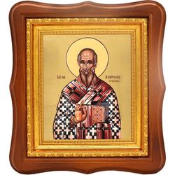 Аверкий Иерапольский, равноапостольный епископ. Икона на холсте.