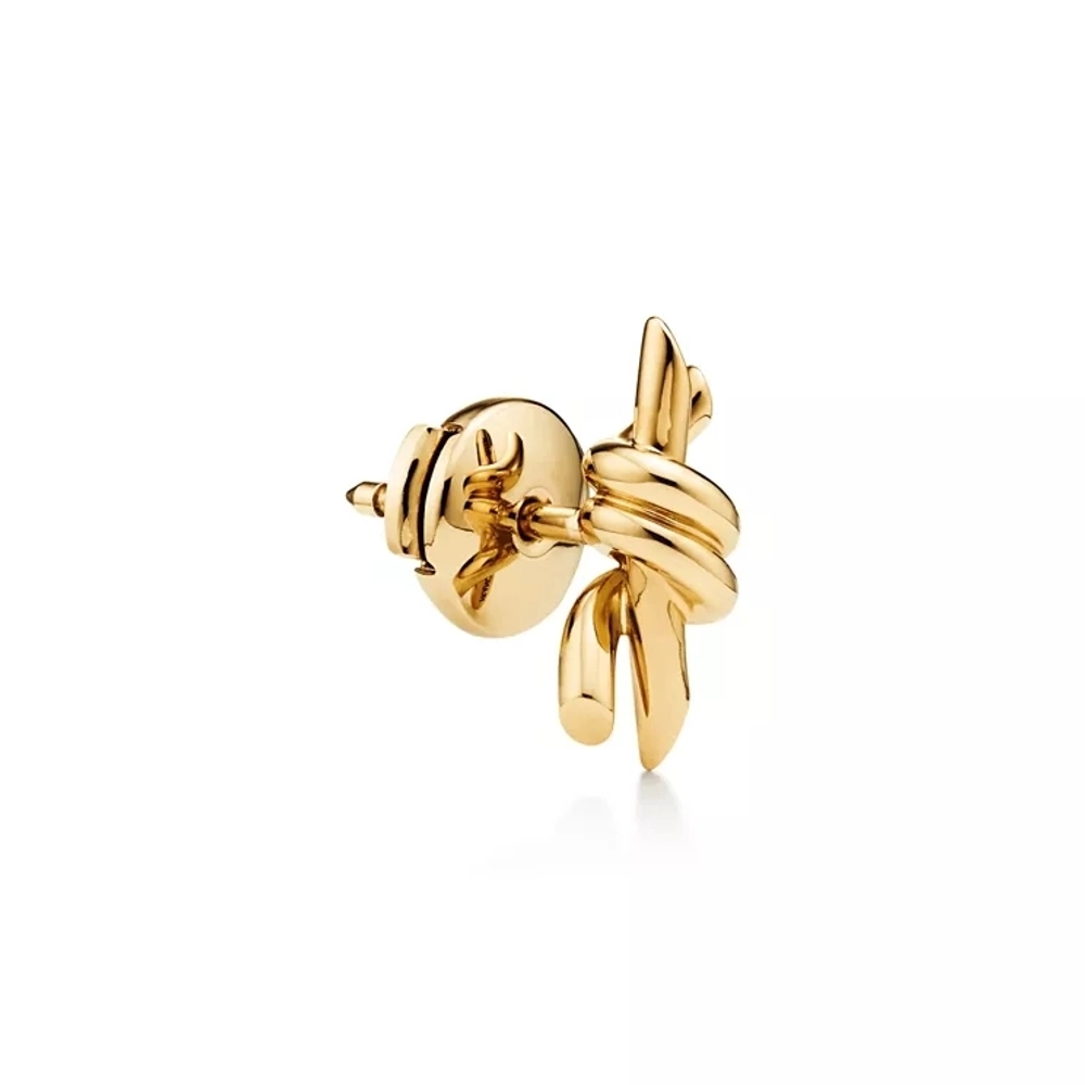 Серьги из жёлтого золота 18k,Tiffany 💠Knot