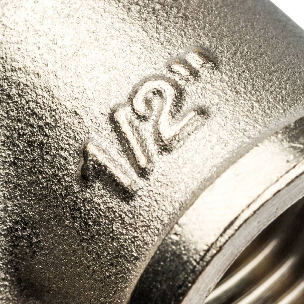 Переход с внутренней резьбы на наружную угловой STOUT SFT 0012 - 1/2" (латунь никелированная)