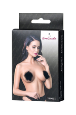 Пэстис Erolanta Lingerie Collection круглые с пухом, черные (Цвет: черный)