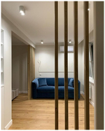 Реечная перегородка из Сосны 50х50мм